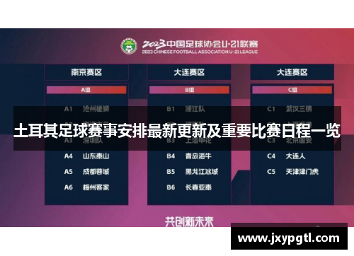 土耳其足球赛事安排最新更新及重要比赛日程一览